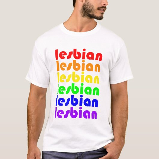 Lesbische Pride T-shirt (Voorkant)