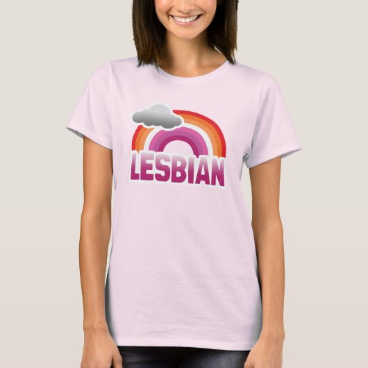 Lesbische Pride T-shirt (Voorkant)
