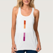 Lesbische Pride Tanktop (Voorkant)