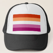 Lesbische Pride Trucker Pet (Voorkant)