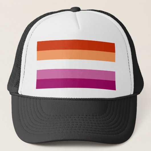 Lesbische Pride Trucker Pet (Voorkant)