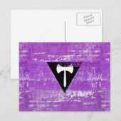 Lesbische Pride Verf (Labrys) Briefkaart (Voorkant / Achterkant)