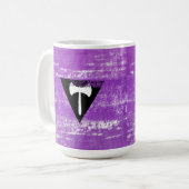 Lesbische Pride Verf (Labrys) Koffiemok (Voorkant links)