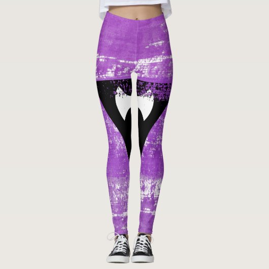 Lesbische Pride Verf (Labrys) Leggings (Voorkant)