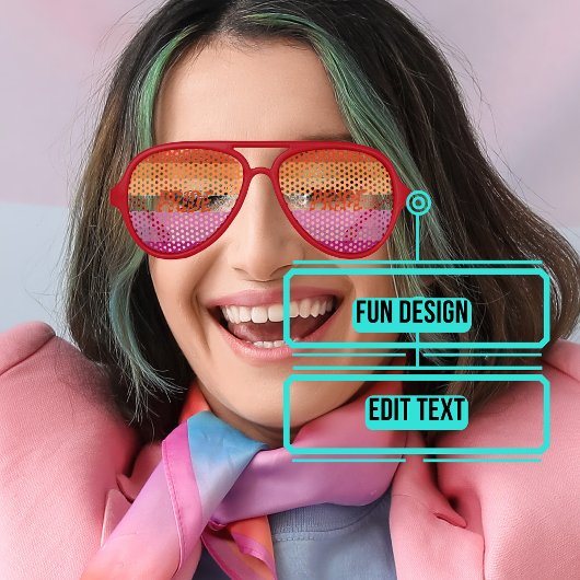 Lesbische Pride Viering Aviator Zonnebril