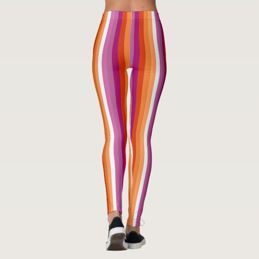 Lesbische Pride Viering Leggings (Achterkant)