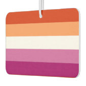 Lesbische Pride-vlag (5 Strepen) Luchtverfrisser (Links)