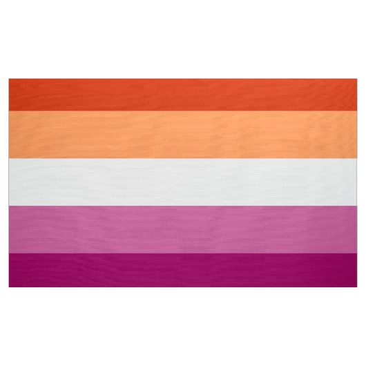 Lesbische Pride-vlag (5 Strepen) Stof (Yard (91,4 cm))