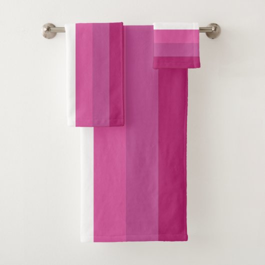 Lesbische Pride-vlag Bad Handdoek (Insitu)