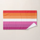 Lesbische Pride-vlag Bad Handdoek (Handdoek)