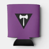 Lesbische Pride-vlag Blikjeskoeler (Achterkant)