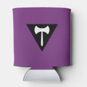 Lesbische Pride-vlag Blikjeskoeler (Achterkant)