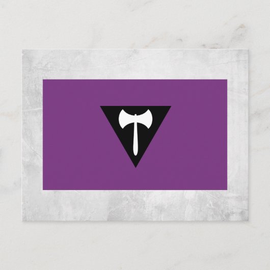 Lesbische Pride-vlag Briefkaart (Voorkant)