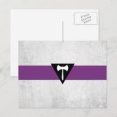 Lesbische Pride-vlag Briefkaart (Voorkant / Achterkant)