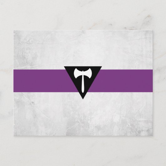 Lesbische Pride-vlag Briefkaart (Voorkant)
