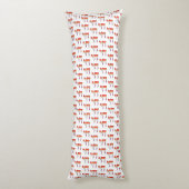 Lesbische Pride Vlag Chai Lichaamskussen (Achterkant (Verticaal))