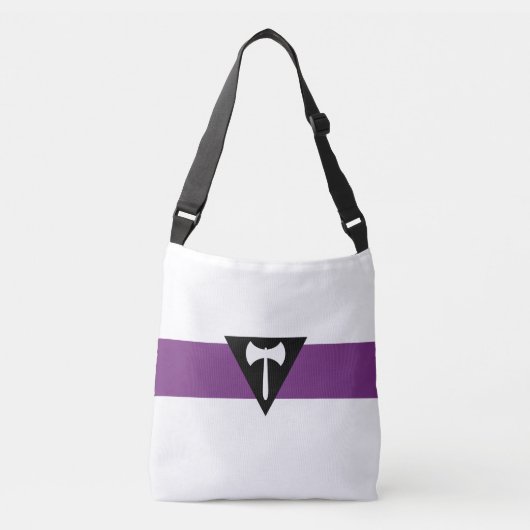 Lesbische Pride-vlag Crossbody Tas (Voorkant)