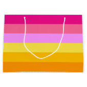 Lesbische Pride-vlag (dageraad) Groot Cadeauzakje (Voorkant)