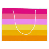 Lesbische Pride-vlag (dageraad) Groot Cadeauzakje (Achterkant)