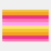 Lesbische Pride-vlag (dageraad) Inpakpapier Vel (Voorkant)
