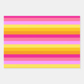 Lesbische Pride-vlag (dageraad) Inpakpapier Vel (Voorkant 3)