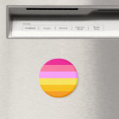 Lesbische Pride-vlag (dageraad) Magneet (Insitu (Vaatwasser))