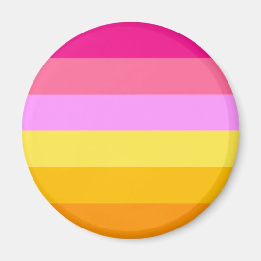 Lesbische Pride-vlag (dageraad) Magneet (Voorkant)