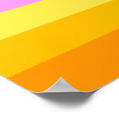 Lesbische Pride-vlag (dageraad) Poster (Hoek)