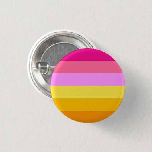 Lesbische Pride-vlag (dageraad) Ronde Button 3,2 Cm (Voorkant /achterkant)