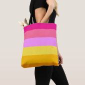 Lesbische Pride-vlag (dageraad) Tote Bag (Dichtbij)