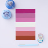 Lesbische Pride-vlag Flyer (Enkel)
