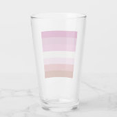 Lesbische Pride-vlag Glas (Achterkant)