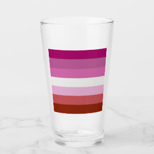 Lesbische Pride-vlag Glas