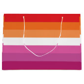 Lesbische Pride-vlag Groot Cadeauzakje (Voorkant)