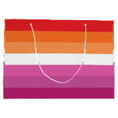 Lesbische Pride-vlag Groot Cadeauzakje (Achterkant)