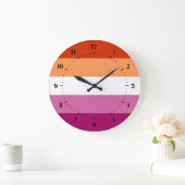 Lesbische Pride vlag Grote Klok (Huis)