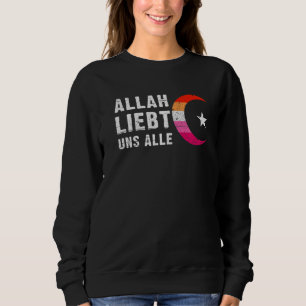Lesbische Pride Vlag Hilal halve maan Islam 1 Trui