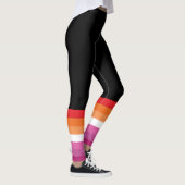 Lesbische Pride-vlag Leggings (Rechts)