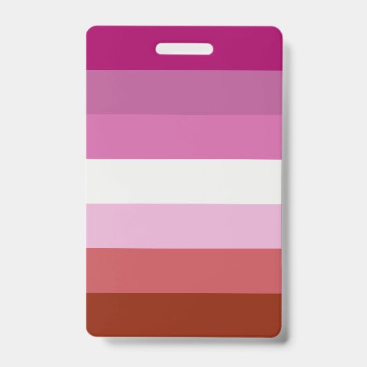 Lesbische Pride Vlag LGBTQ Badge (Voorzijde)