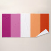 Lesbische Pride Vlag LGBTQ Badhanddoek (Badhanddoek)