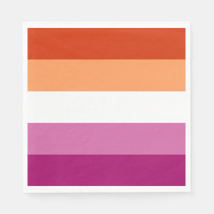 Lesbische Pride Vlag LGBTQ Servet