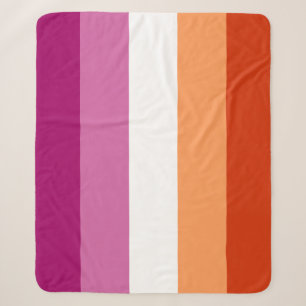 Lesbische Pride Vlag LGBTQ Sherpa Deken