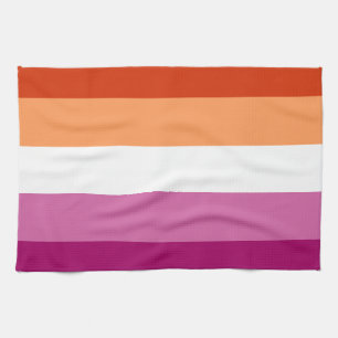 Lesbische Pride Vlag LGBTQ Theedoek