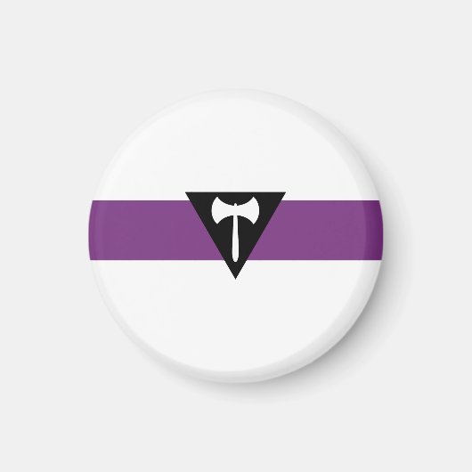 Lesbische Pride-vlag Magneet (Voorkant)