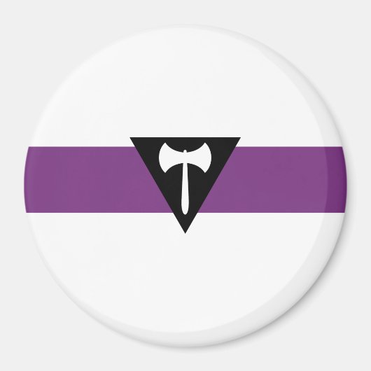 Lesbische Pride-vlag Magneet (Voorkant)