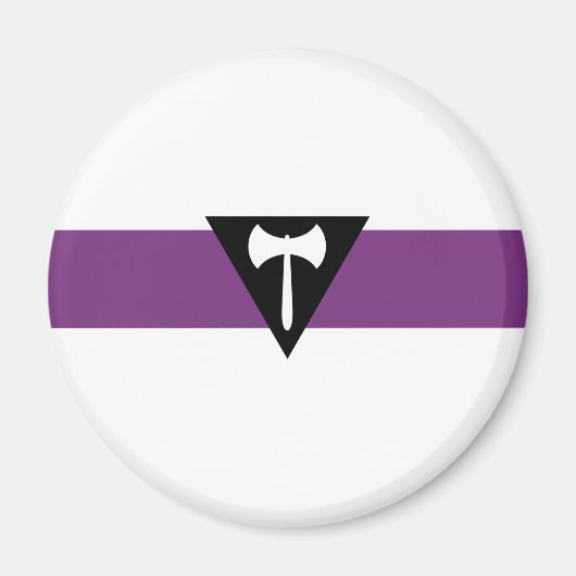 Lesbische Pride-vlag Magneet (Voorkant)