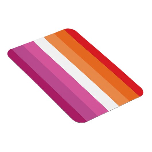 Lesbische Pride-vlag Magneet (Rechterzijde)