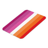 Lesbische Pride-vlag Magneet (Linkerzijde)