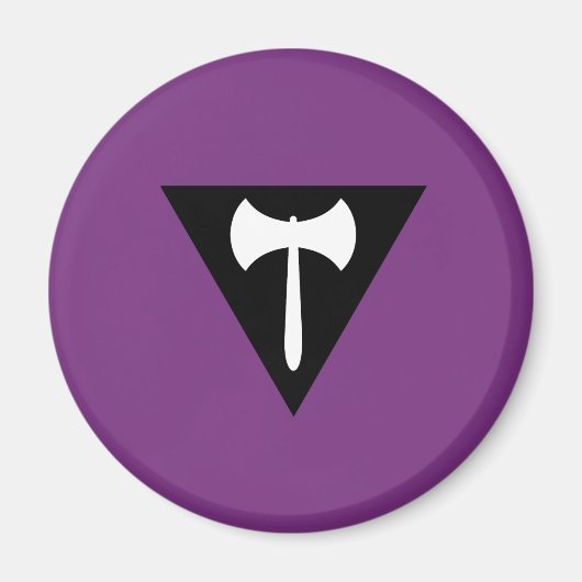 Lesbische Pride-vlag Magneet (Voorkant)