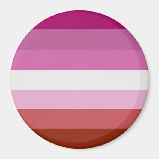 Lesbische Pride-vlag Magneet (Voorkant)